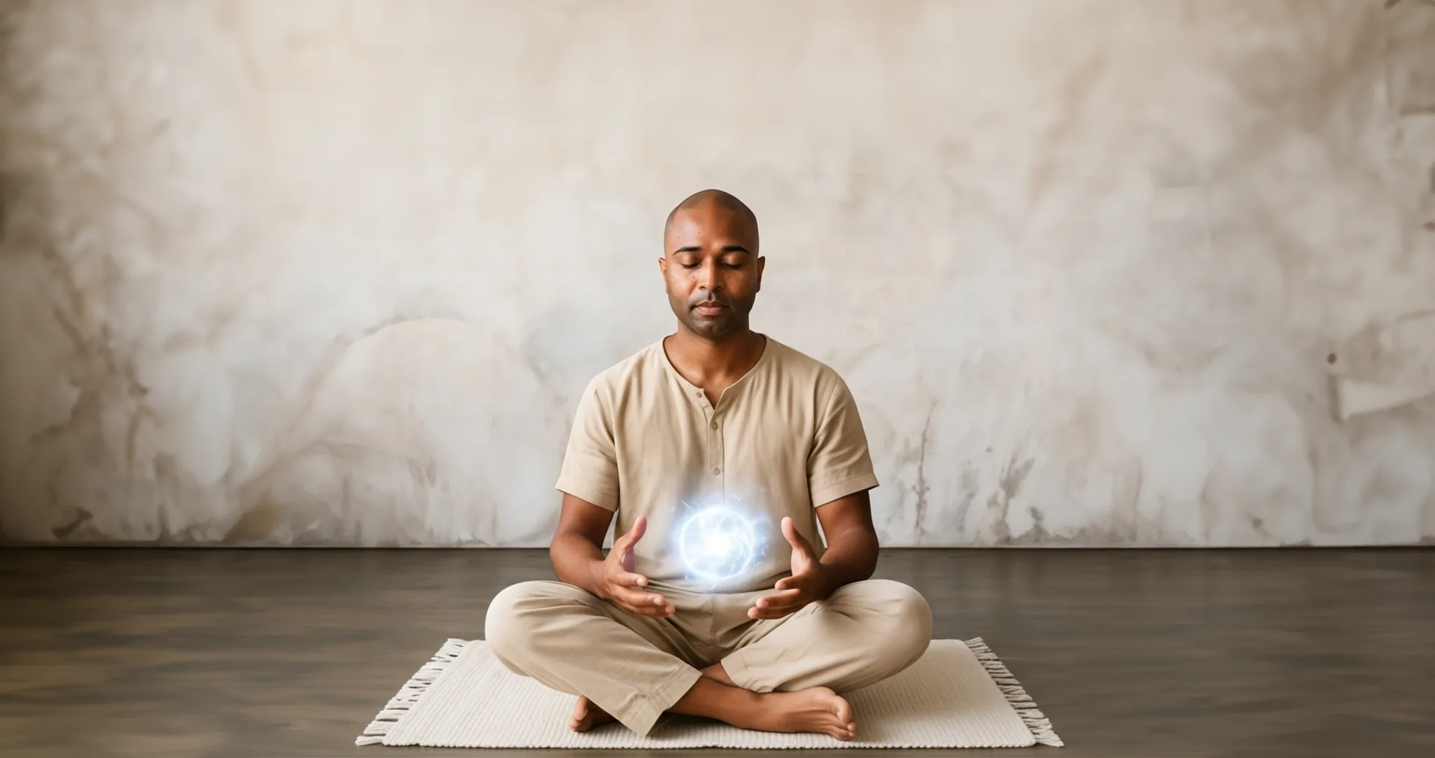 Meditation with an energy ball